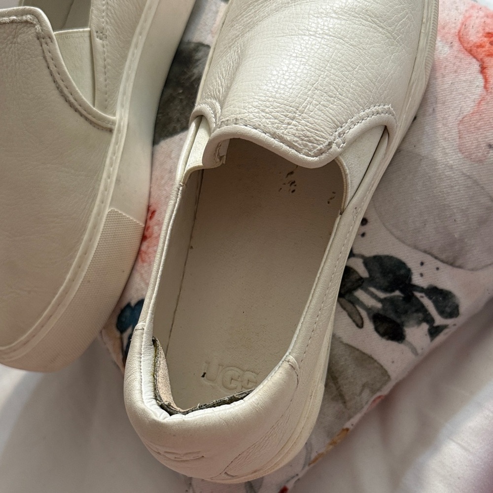UGG Cream Slip-On Shoes